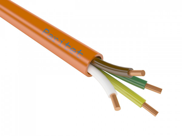 Кабель не распространяющий горение при групповой прокладке, с пониженным дымо- и газовыделением, с пониженной токсичностью продуктов горения КСПВПнг(А)-HF 2х2х1,13*