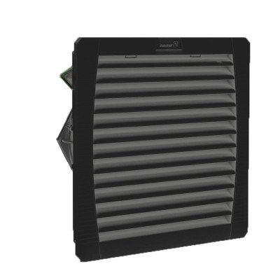 Вентиляторный модуль Pfannenberg PF 43.000, с фильтром, 230V, 252х252х38 мм (ВхШхГ), вентиляторов: 1, 46 дБ, IP54, поток: 223 м3/ч, для серии EMS, цвет: чёрный