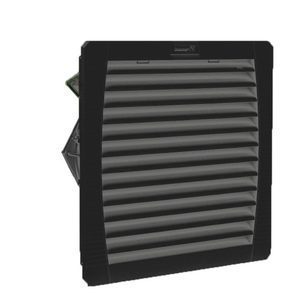 Вентиляторный модуль Pfannenberg PF 43.000, с фильтром, 230V, 252х252х38 мм (ВхШхГ), вентиляторов: 1, 46 дБ, IP54, поток: 223 м3/ч, для серии EMS, цвет: чёрный