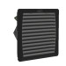 Вентиляторный модуль Pfannenberg PF 43.000, с фильтром, 230V, 252х252х38 мм (ВхШхГ), вентиляторов: 1, 46 дБ, IP54, поток: 223 м3/ч, для серии EMS, цвет: чёрный