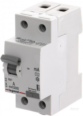 Устройство защитного отключения Legrand RX³, тип: AC, 2 модуль, 2Р, 25А/300мА,  (402032)