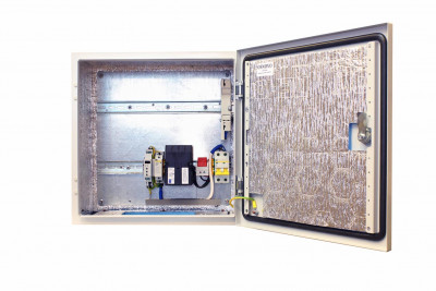 Кросс оптический уличный в монтажном шкафу OS-44H2