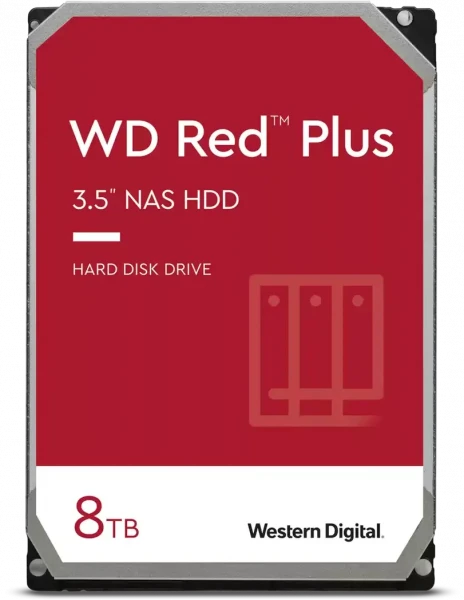 Жёсткий диск 8Tb SATA-III WD Red Plus (WD80EFZZ)