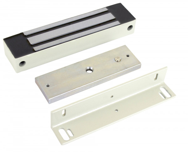 Замок электромагнитный ML-295K с уголком (белый)