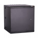 Шкаф телекоммуникационный настенный TLK Indystry, 19", 9U, 504х600х600 мм (ВхШхГ), дверь: металл, с поворотной рамой, цвет: чёрный
