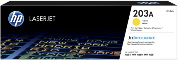 Картридж HP CF542A (№203A) Yellow