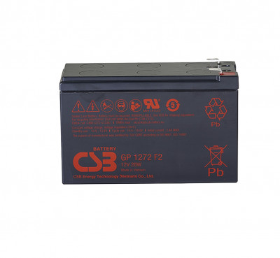 Аккумулятор для ИБП CSB Battery GP, 150,9х64,8х94,3 мм (ВхШхГ),  необслуживаемый свинцово-кислотный,  12V/, (GP1272 (28W))