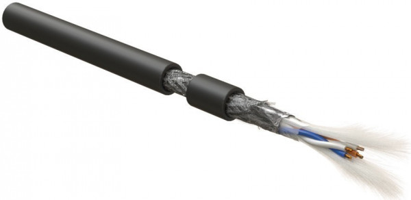 Кабельная бухта Hyperline RS-SF-2x2x22/7-PVC-BK, 500м