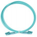 Шнур коммутационный Eurolan Tight Buffer, Duplex LC/LC, OM3 50/125, LSZH (нг(A)-HF), Ø 3,1мм, 2м, цвет: бирюзовый, (41R-30-LC-LC-02)