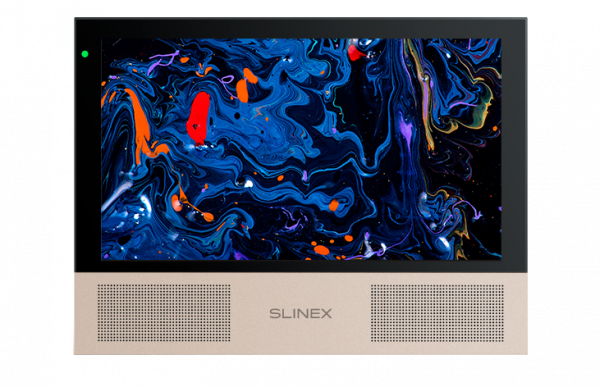 Цветной видеодомофон Sonik 10 (Black+Pink Gold)