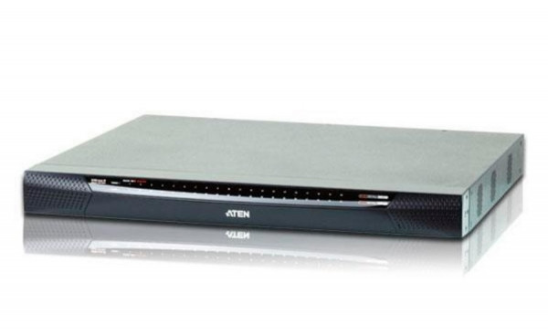 Переключатель KVM Aten, Altusen, портов: 40, 440х412,1х433,6 мм (ВхШхГ), KVM over IP: есть, USB, RS232, RJ45, PS/2, на 4 консоли, цвет: чёрный