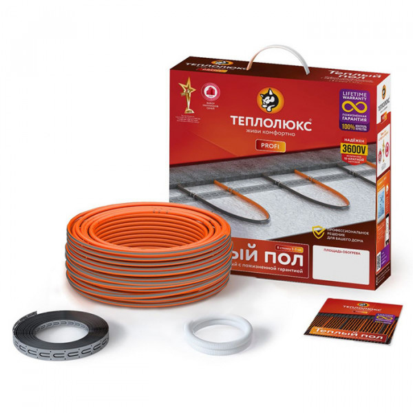 Нагревательный кабель Теплолюкс ProfiRoll 87,0 м/1575 Вт