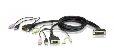 Шнур ввода/вывода Aten, портов: 4, USB (Type A), 1.8 м, (LIN7-32W3-G12G)