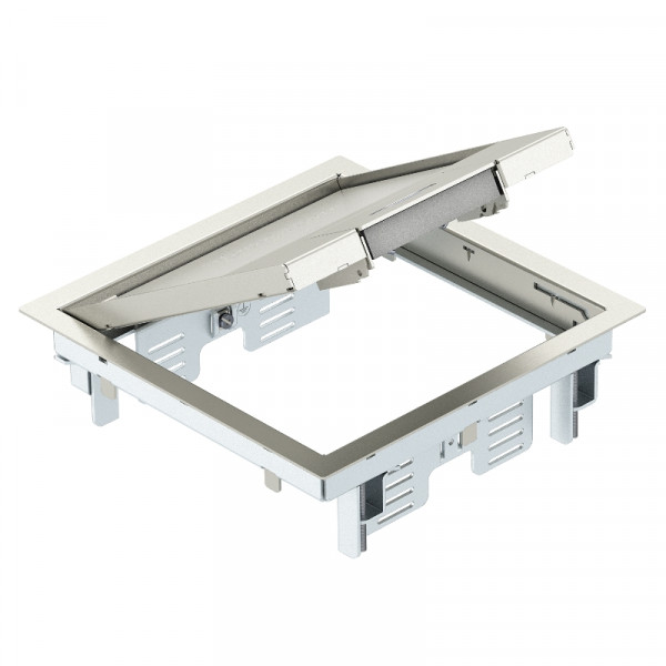 Люк напольный BETTERMANN GES4, сталь листовая, с ручкой, 71х222 мм (ВхШ), модулей: 6, универсальный, цвет: серый