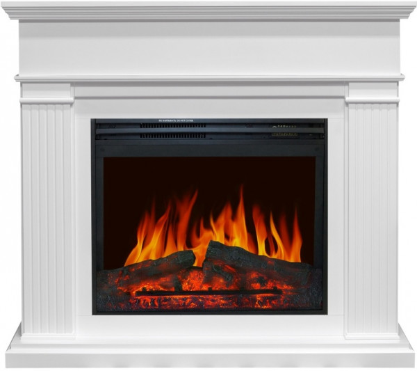 Электрокамин с широким очагом 2D Royal Flame Adagio с очагом Jupiter FX New (белый)