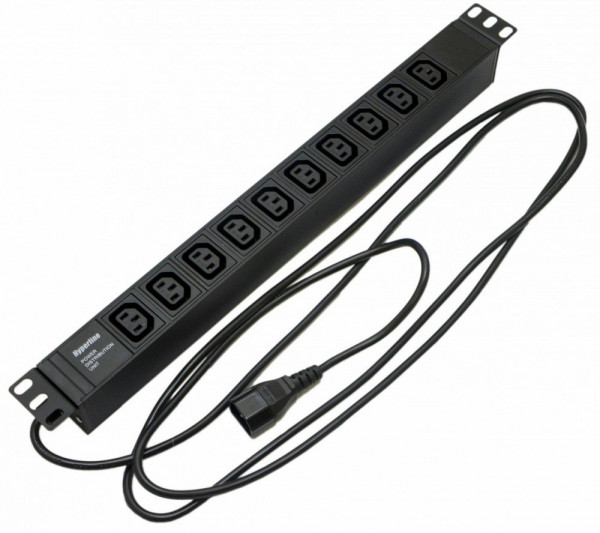 Блок розеток 19' SHE19-10IEC-2.5IEC