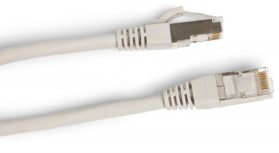Шнур коммутационный Hyperline, кат. 6, экр., STP, RJ45/RJ45, d 6,2 5м, LSZH, AWG24 белый, (PC-LPM-STP-RJ45-RJ45-C6-5M-LSZH-WH)