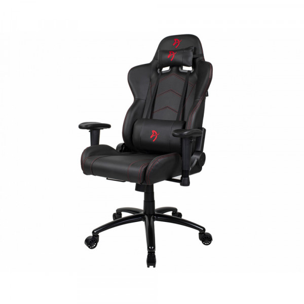 Кресло игровое Arozzi Inizio Black PU Red logo