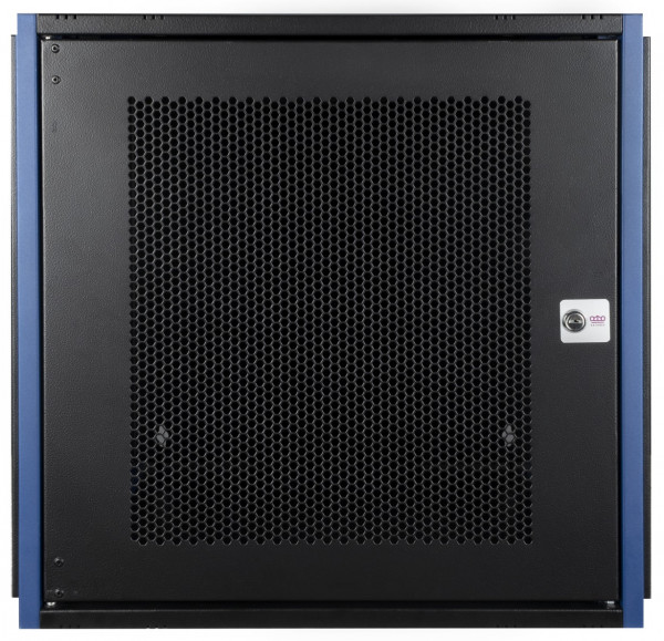 Шкаф телекоммуникационный настенный Datarex, 19", 12U, 490х600х600 мм (ВхШхГ), дверь: перфорация, боковая панель: сплошная съемная, разборный, цвет: чёрный