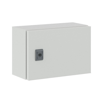Шкаф электротехнический настенный DKC CE, IP66, 200х300х150 мм (ВхШхГ), дверь: металл, корпус: сталь листовая, цвет: серый, с монтажной панелью, (R5CE0231)