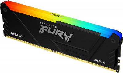 Оперативная память 8Gb DDR4 3600MHz Kingston Fury Beast RGB (KF436C17BB2A/8)