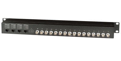 Приёмопередатчик SC&T, портов: 20, RJ45/BNC, (TPP016-RJ45)