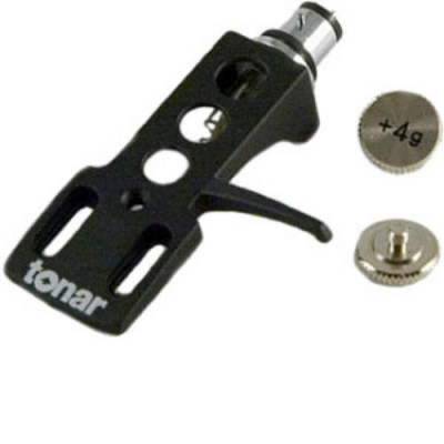 Универсальный держатель картриджей Tonar DJ Headshell black c грузом (2 и 4 г) (4604)