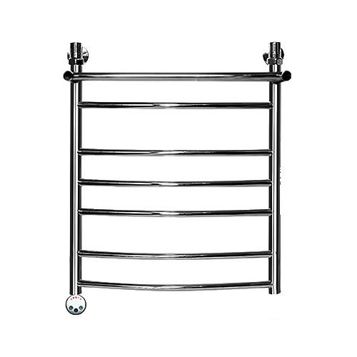 Электрический полотенцесушитель Ника ЛД(г2)/ВП Электрический (Лесенка Дуга/Верхняя Полка/группа2) 60х50 -7 лев