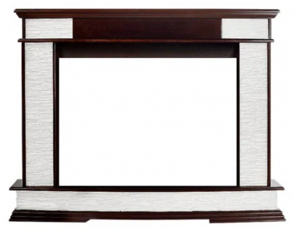 Широкий портал Firelight Scala 25 сланец скалистый Белый/Тёмный дуб