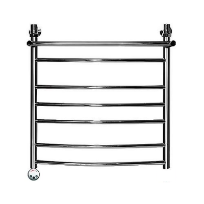 Электрический полотенцесушитель Ника ЛД(г2)/ВП Электрический (Лесенка Дуга/Верхняя Полка/группа2) 60х60 -7 лев