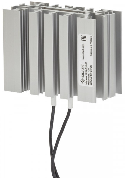 Нагреватель SILART SNK, 60х80х35 мм (ВхШхГ), 10Вт, на DIN-рейку, для шкафов, 230V, низкотемпературный