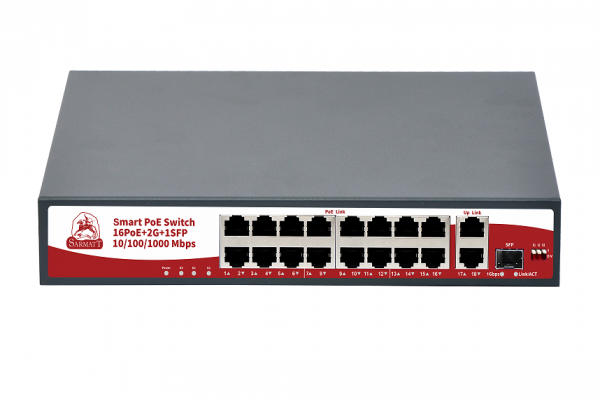 Коммутатор с питанием по PoE SR-PS1621GBL