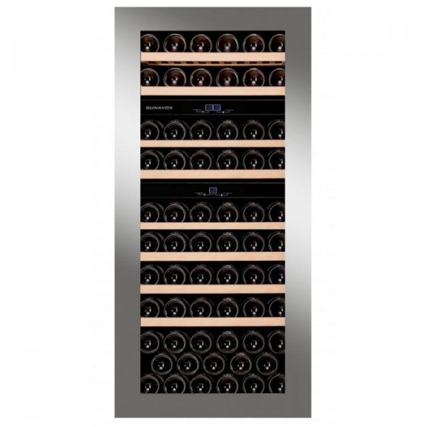 Встраиваемый винный шкаф 51-100 бутылок Dunavox DAB-65.178TSS.TO