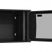 Шкаф телекоммуникационный настенный TLK Lite, 19", 9U, 436х600х450 мм (ВхШхГ), дверь: стекло, боковая панель: сплошная съемная, разборный, цвет: чёрный