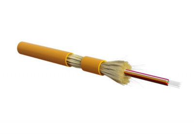 Кабель волоконно-оптический Hyperline FO-DT-IN Tight Buffer,  16хОВ, OM2 50/125, HFLTx, Ø 8,9мм, внутри зданий, небронированный, цвет: оранжевый