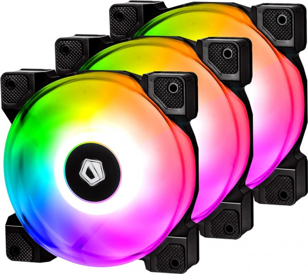 Вентилятор для корпуса ID-COOLING DF-12025-ARGB-TRIO