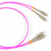 Коммутационный шнур оптический Hyperline, Duplex SC/SC, OM4 50/125, LSZH, Ø 2мм, 1м, цвет: маджента, (FC-D2-504-SC/PR-SC/PR-H-1M-LSZH-MG)