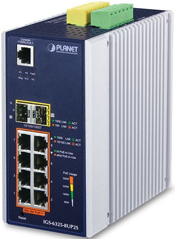 Коммутатор (свитч) PLANET IGS-6325-8UP2S