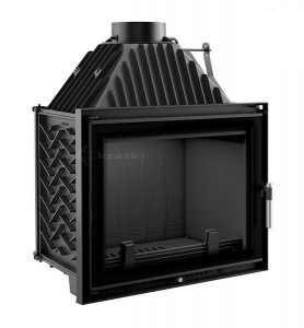 Фронтальная дровяная топка Kratki Amelia DECO