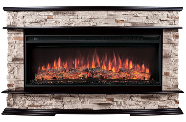 Линейный электрокамин Real-Flame FRANKFURT 45 AO с очагом JOKER 45