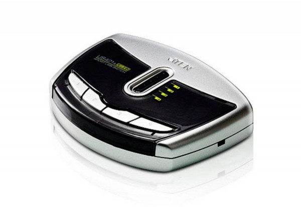 Переключатель KVM Aten, Altusen, портов: 4, 23х76х102 мм (ВхШхГ), USB, цвет: серый