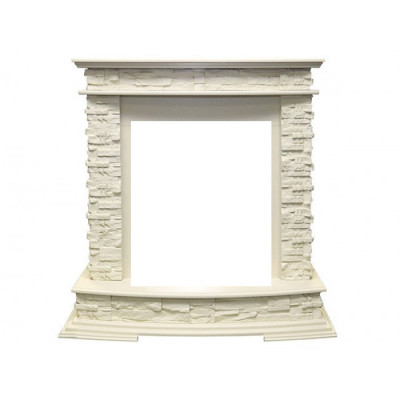 Классический портал для камина Royal Flame Luzern сланец белый под классический очаг