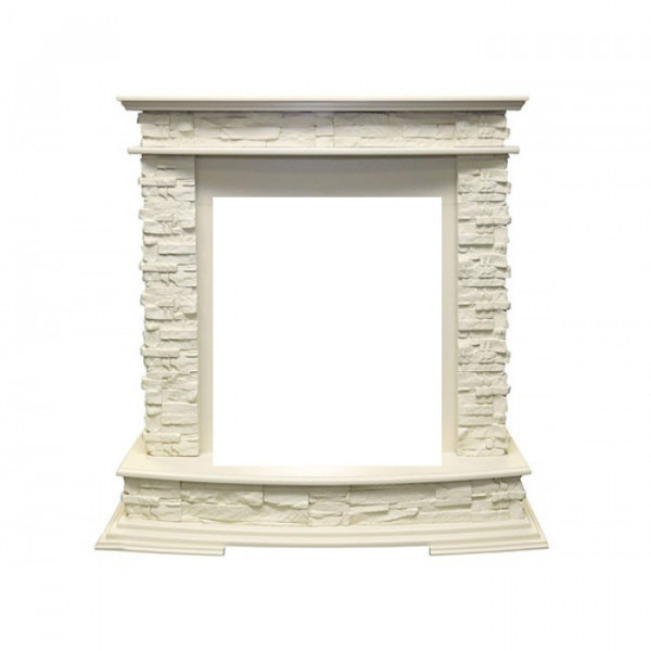 Классический портал для камина Royal Flame Luzern сланец белый под классический очаг