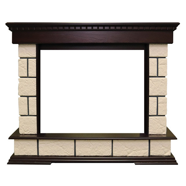 Широкий портал Royal Flame Shateau [Шато] под очаги Symphony 2608 EU/ 2624-L Темный дуб