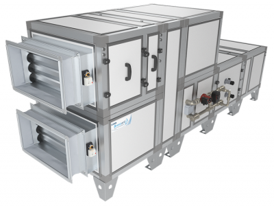 Приточно-вытяжная вентиляционная установка Breezart 3700C Aqua RR W