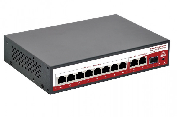 Коммутатор с питанием по PoE SR-PS0821GBL