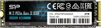 Накопитель SSD 2Tb Silicon Power A60 (SP002TBP34A60M28)