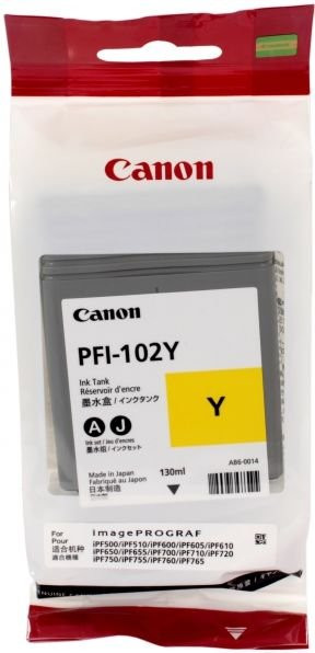 Картридж Canon PFI-102 Yellow