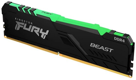 Оперативная память 8Gb DDR4 3733MHz Kingston Fury Beast RGB (KF437C19BBA/8)