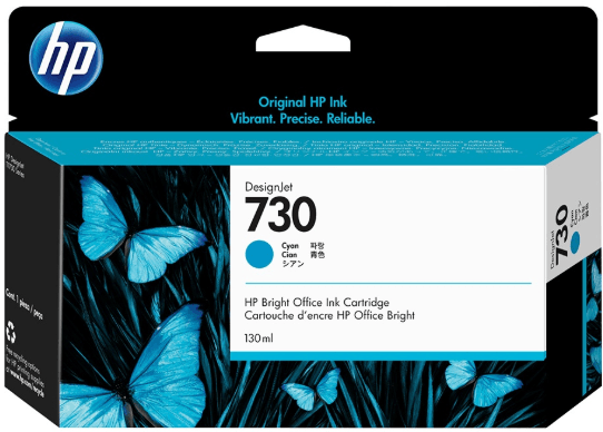 Картридж HP P2V62A (№730) Cyan